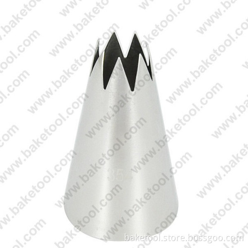 Stainless steel304 Cake Decorating ,large open star nozzle #354